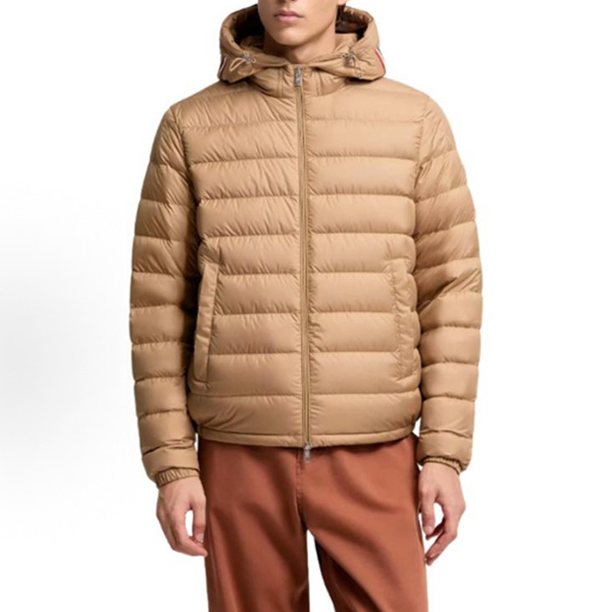 moncler vermeille lightweight hooded down puffer jacket